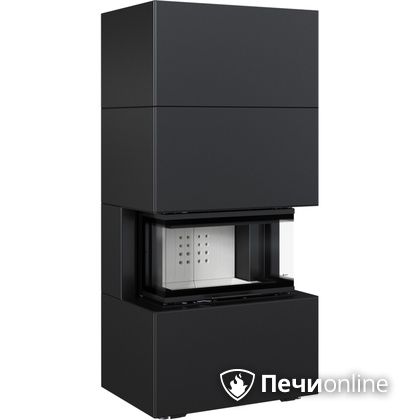 Каминокомплект Kratki Home Easy Box черный с топкой NBC в Шымкенте